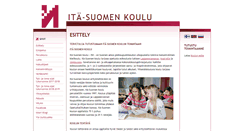 Desktop Screenshot of itasuomenkoulu.fi